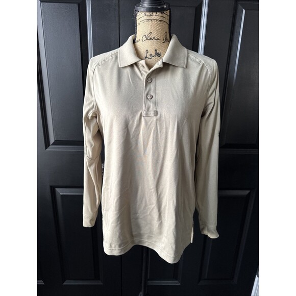 5.11 Tactical khaki polo long sleeve size Men’s medium -lot Of 4